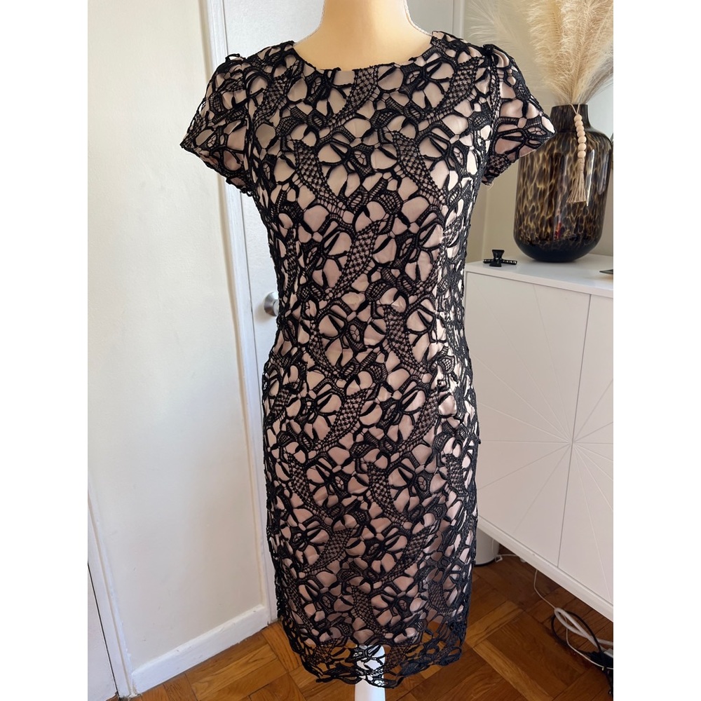 Black lace dress
